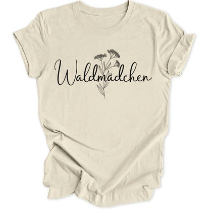 Waldmädchen Lineart Unisex T-Shirt - Wild Spirit