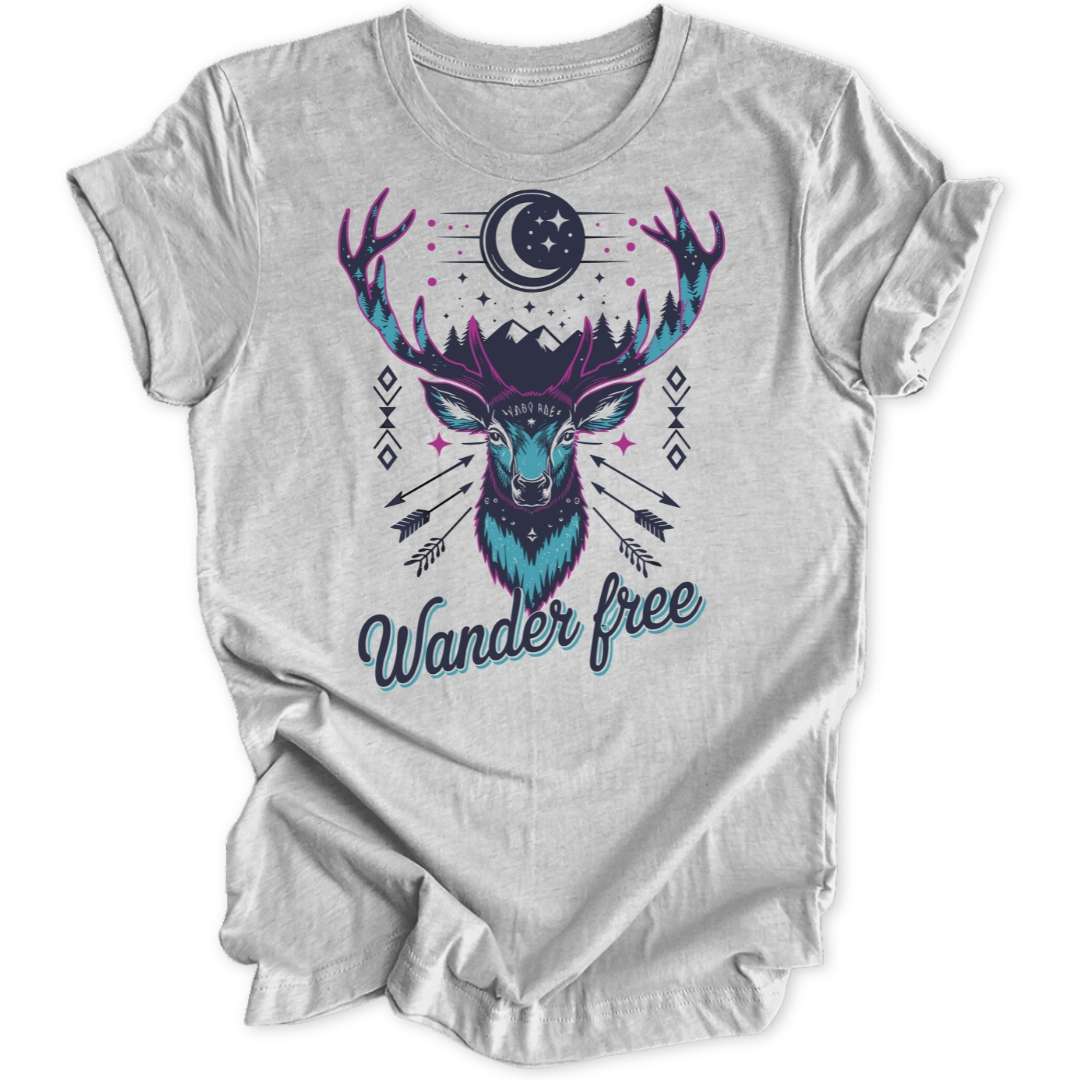 Wander Free Hirsch Unisex T-Shirt - Wild Spirit