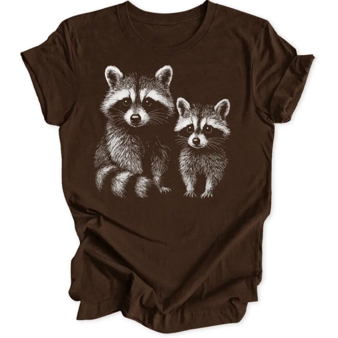 Waschbär Brüder Unisex T-Shirt - Wild Spirit