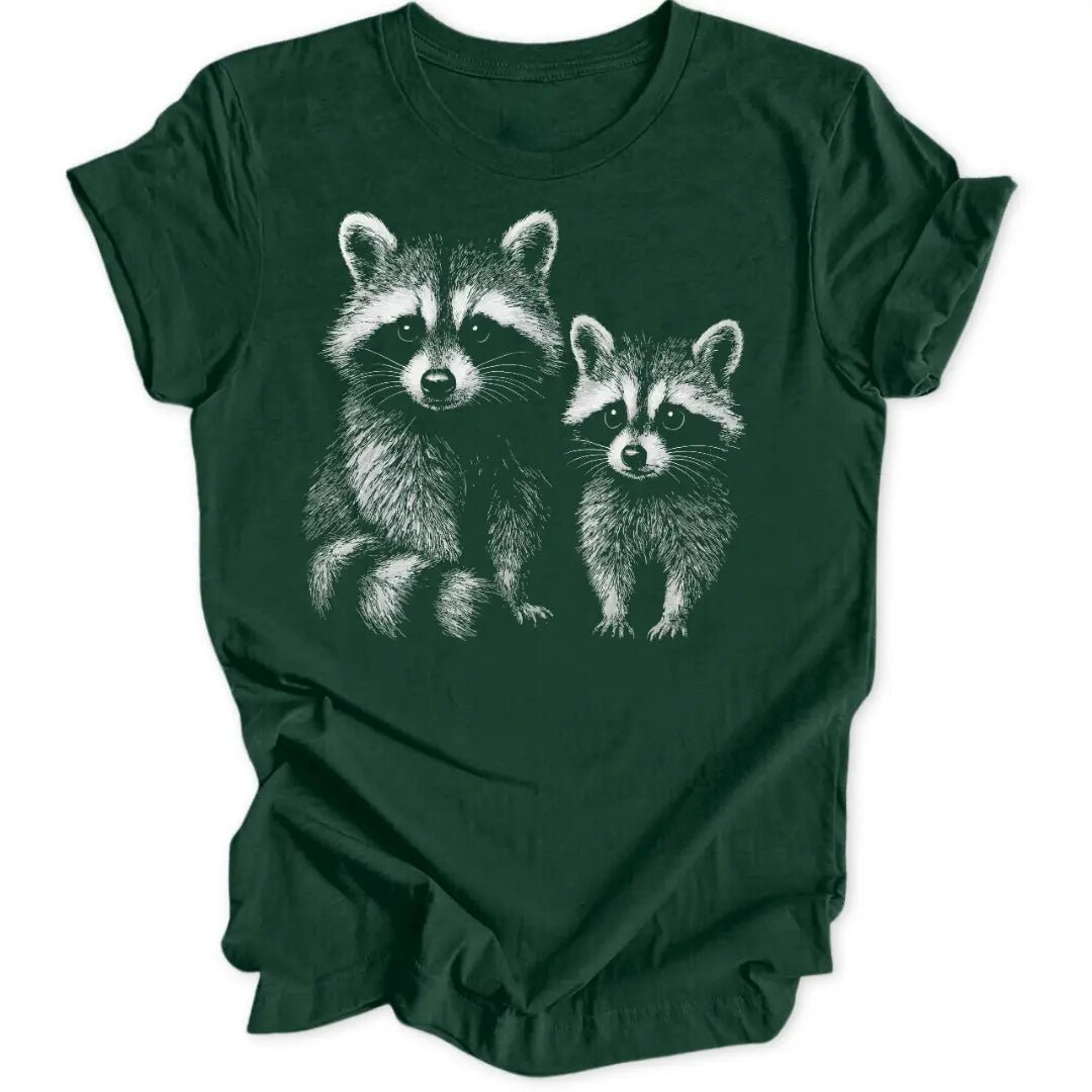 Waschbär Brüder Unisex T-Shirt - Wild Spirit