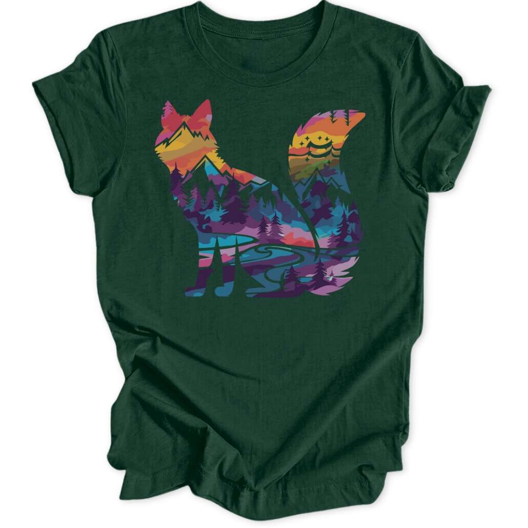 Watercolor Fox Unisex T-Shirt - Wild Spirit