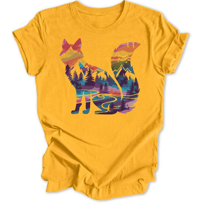 Watercolor Fox Unisex T-Shirt - Wild Spirit