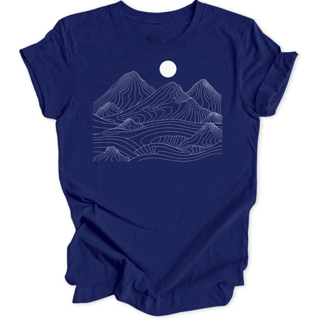 Wavy Mountains Unisex T-Shirt - Wild Spirit