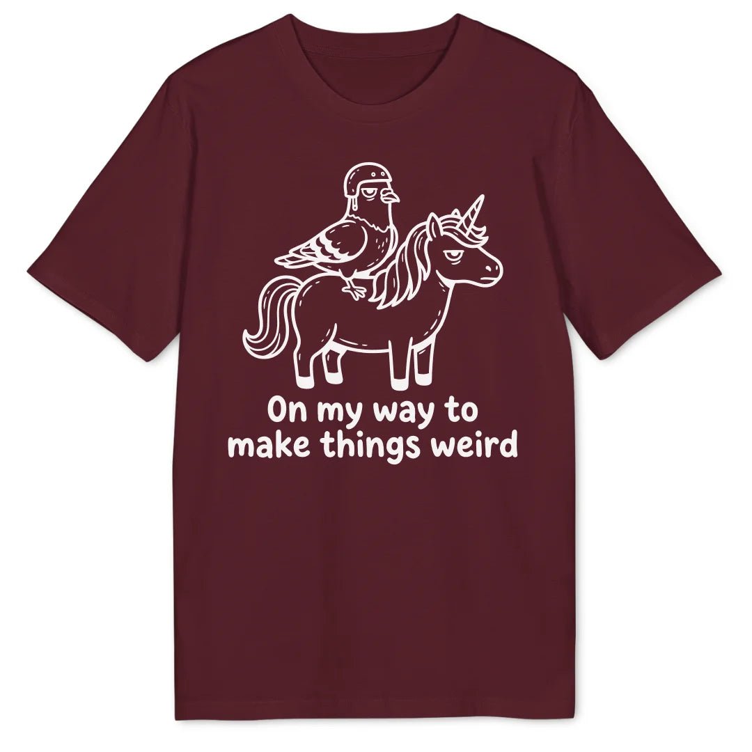 Weird Pigeon Unicorn Bio T-Shirt - Wild Spirit