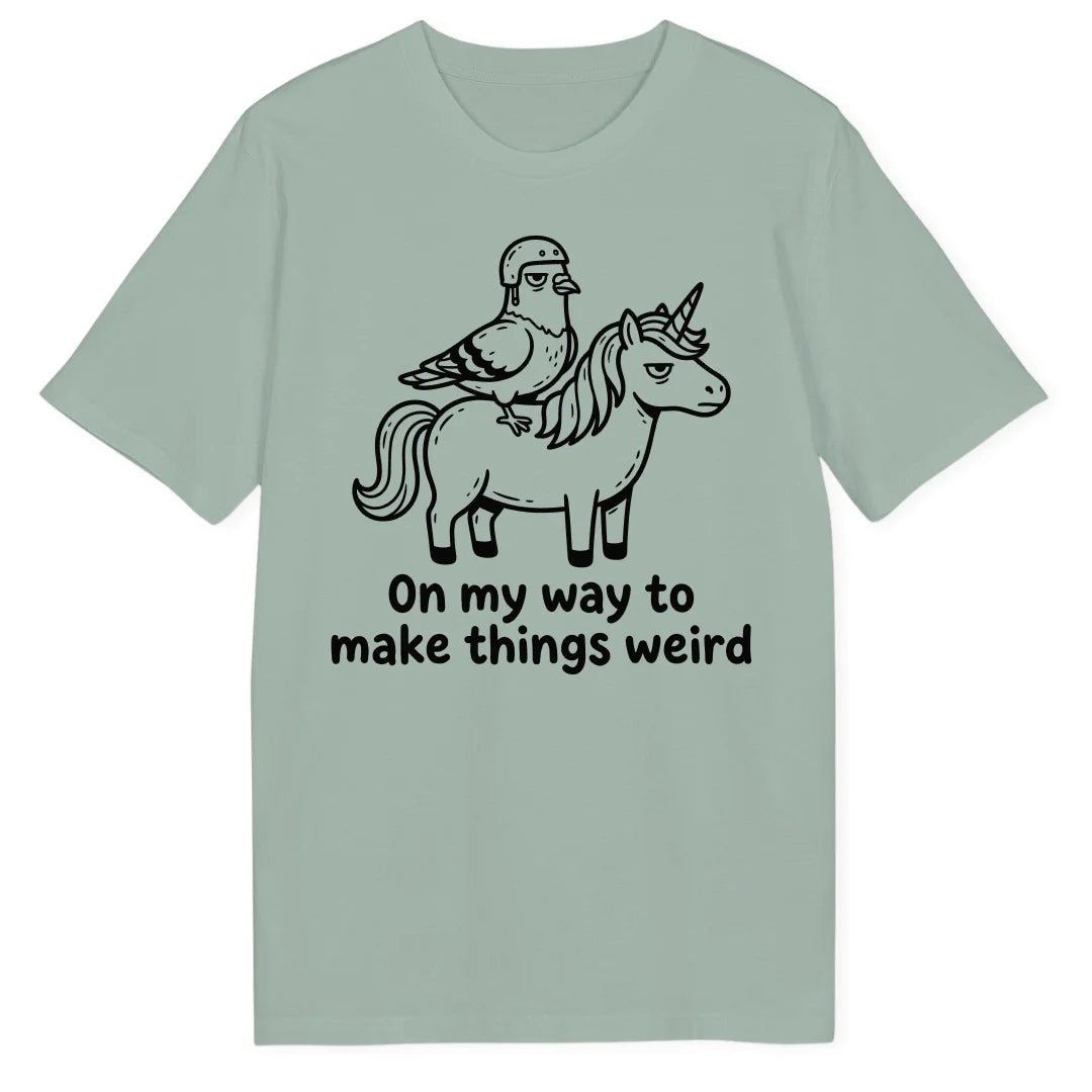 Weird Pigeon Unicorn Bio T-Shirt - Wild Spirit