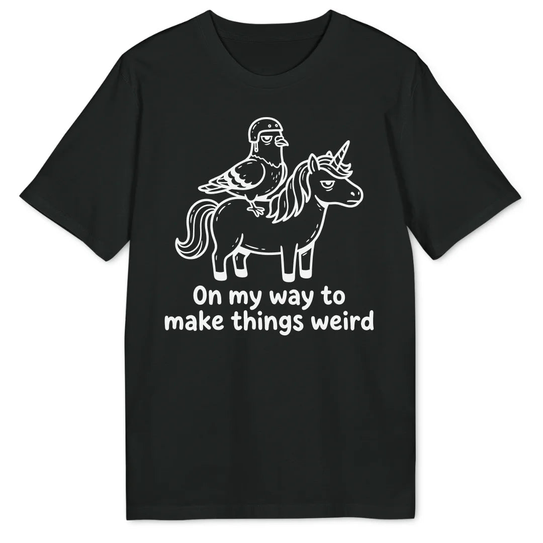 Weird Pigeon Unicorn Bio T-Shirt - Wild Spirit