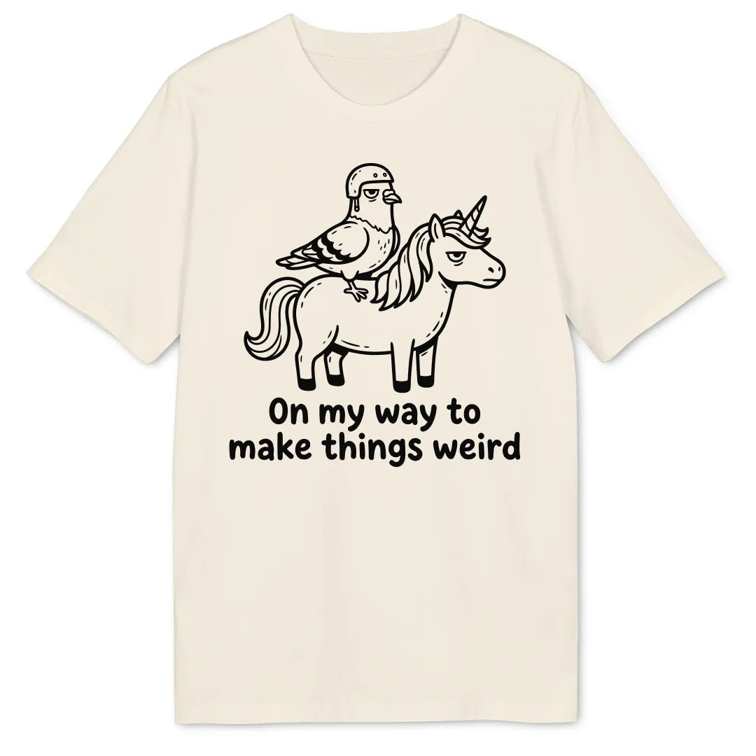 Weird Pigeon Unicorn Bio T-Shirt - Wild Spirit