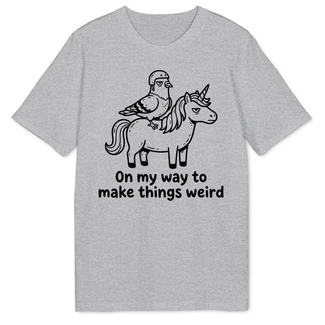 Weird Pigeon Unicorn Bio T-Shirt - Wild Spirit