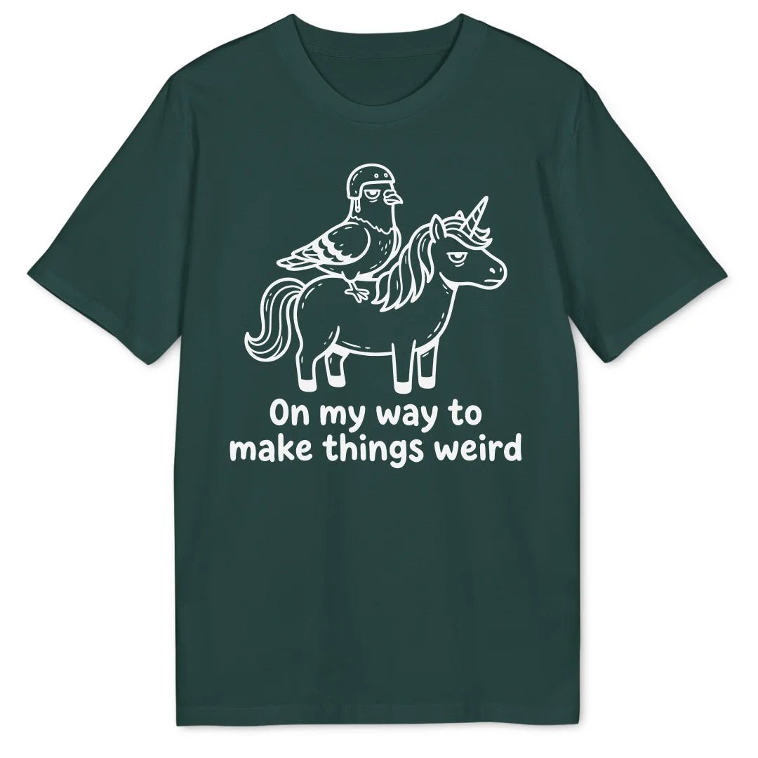 Weird Pigeon Unicorn Bio T-Shirt - Wild Spirit