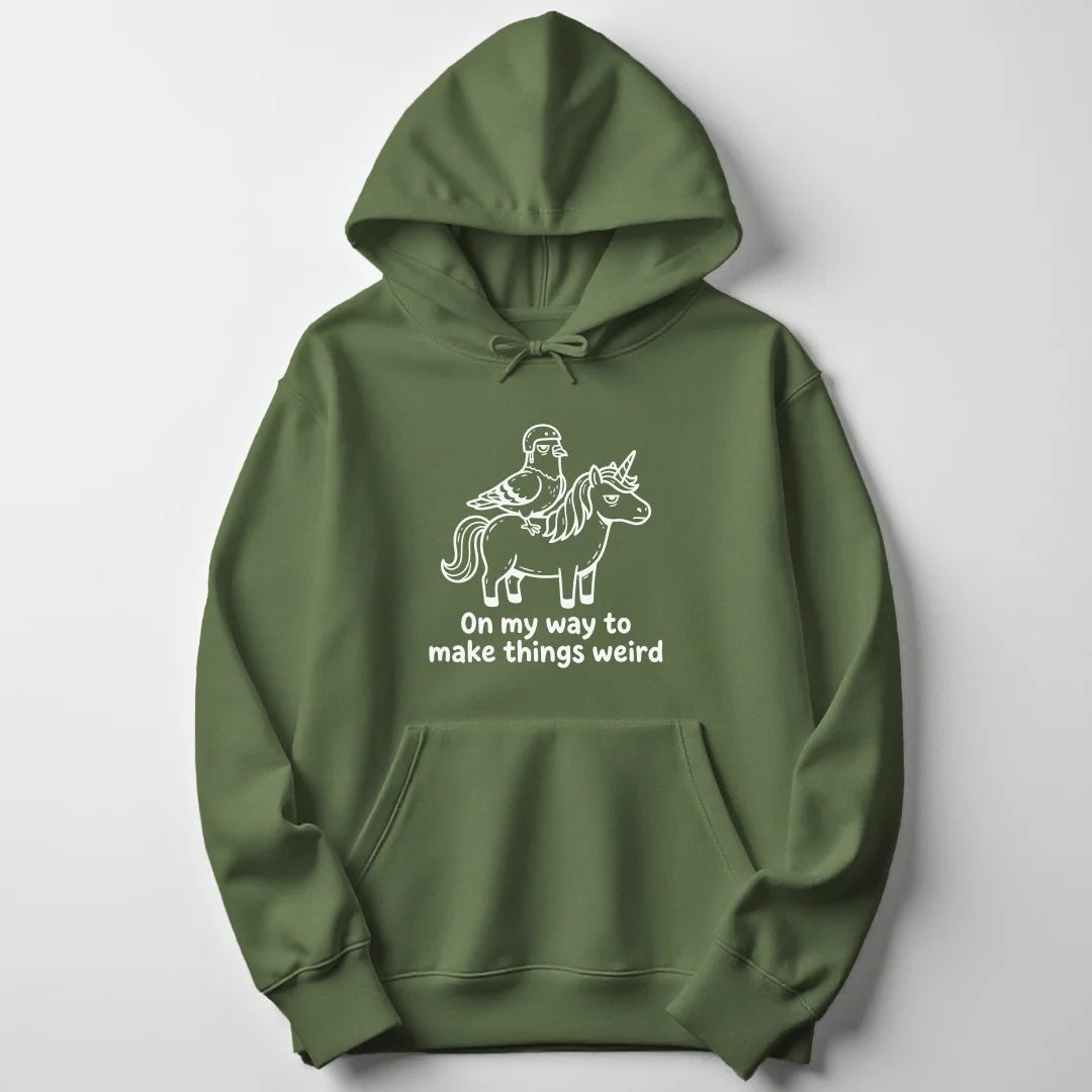 Weird Pigeon Unicorn Unisex Hoodie - Wild Spirit