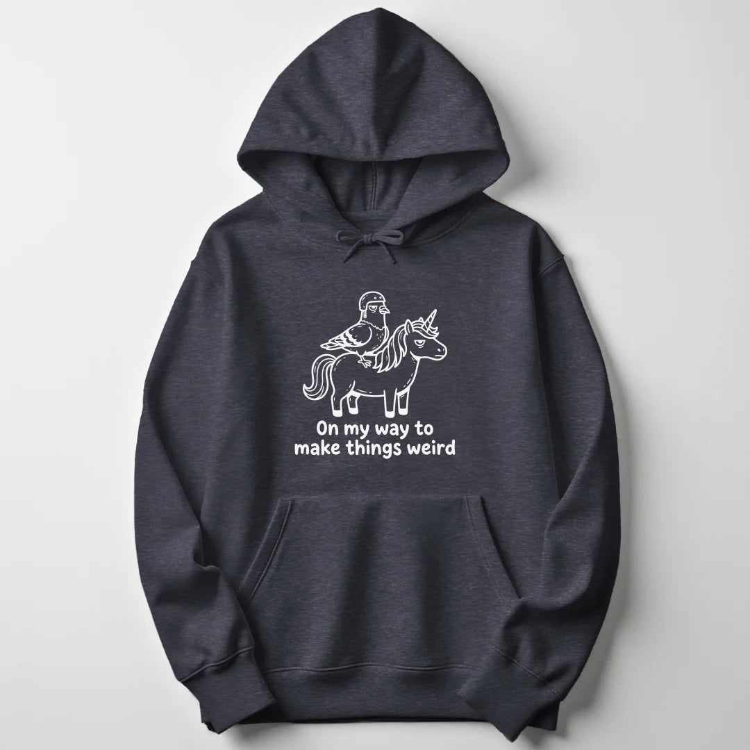 Weird Pigeon Unicorn Unisex Hoodie - Wild Spirit