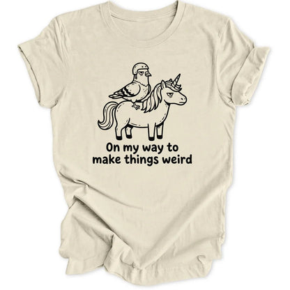 Weird Pigeon Unicorn Unisex T-Shirt - Wild Spirit