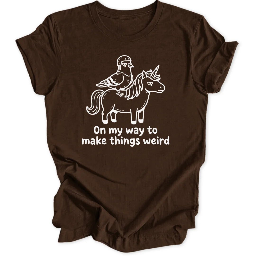 Weird Pigeon Unicorn Unisex T-Shirt - Wild Spirit