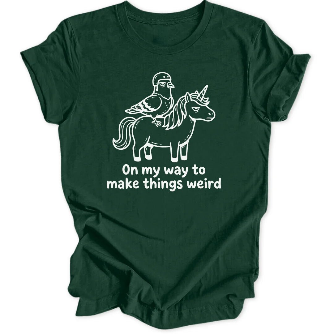 Weird Pigeon Unicorn Unisex T-Shirt - Wild Spirit