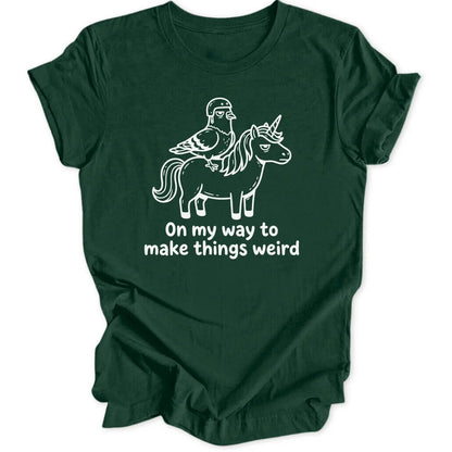 Weird Pigeon Unicorn Unisex T-Shirt - Wild Spirit