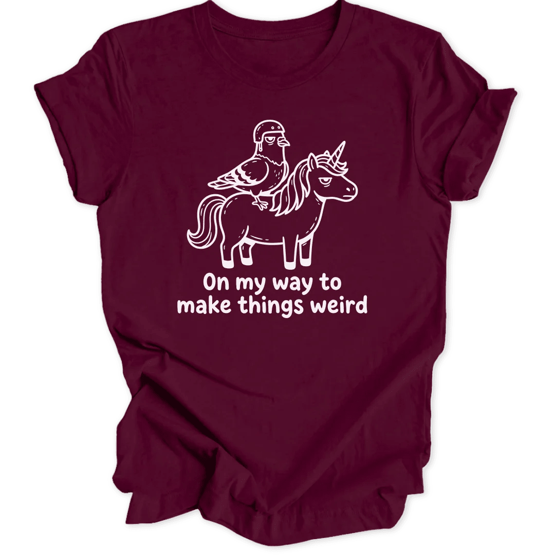 Weird Pigeon Unicorn Unisex T-Shirt - Wild Spirit
