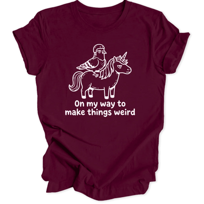 Weird Pigeon Unicorn Unisex T-Shirt - Wild Spirit