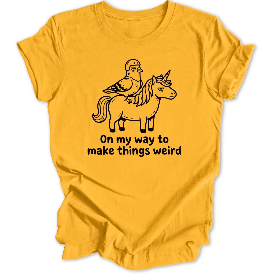 Weird Pigeon Unicorn Unisex T-Shirt - Wild Spirit
