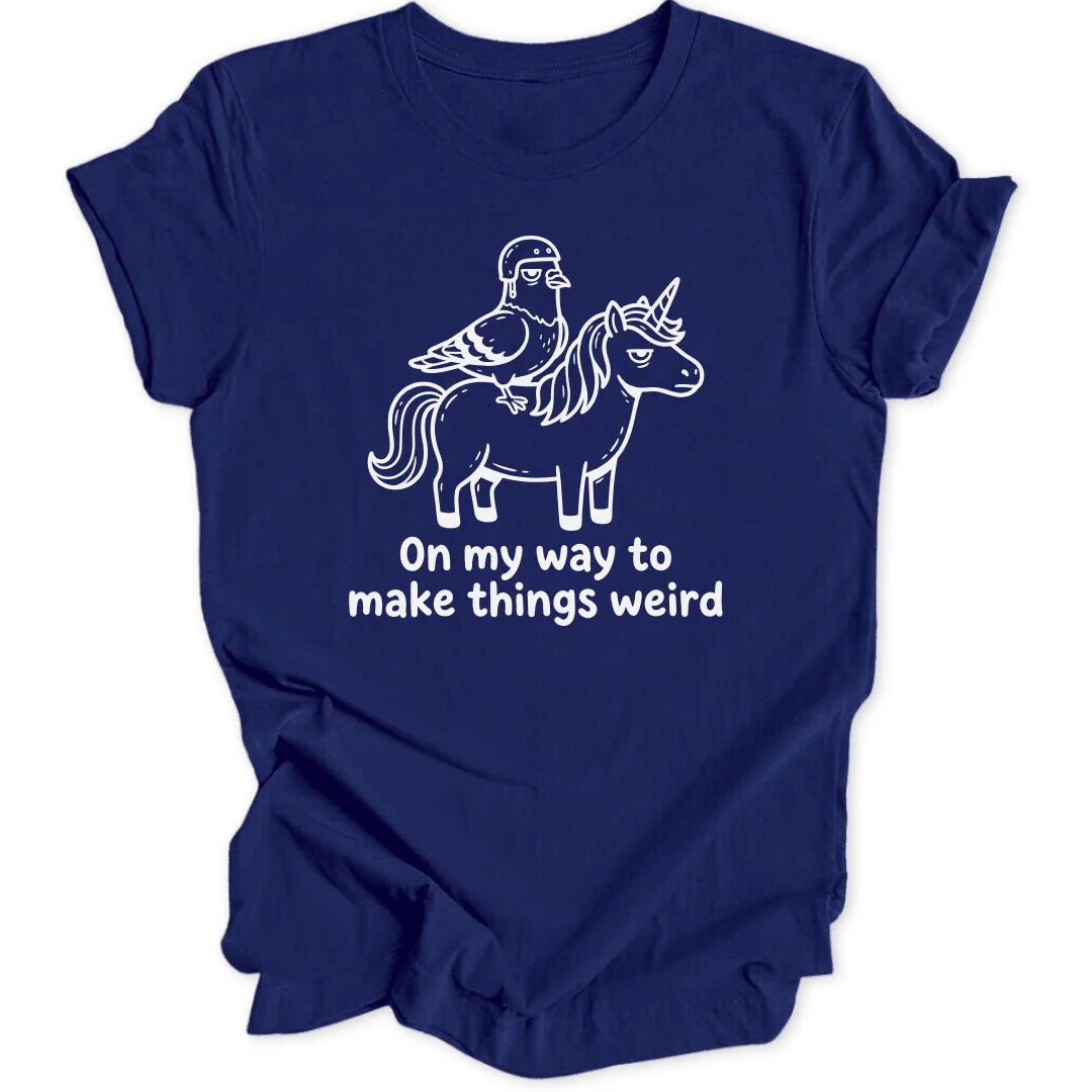Weird Pigeon Unicorn Unisex T-Shirt - Wild Spirit