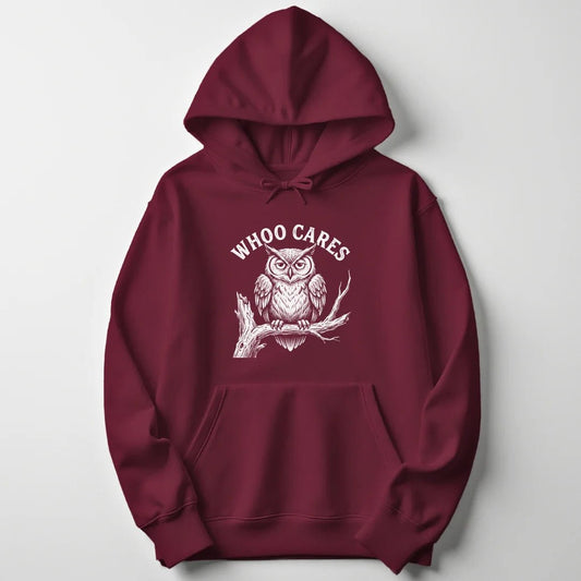 Whoo Cares Unisex Hoodie - Wild Spirit