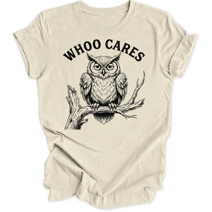 Whoo Cares Unisex T-Shirt - Wild Spirit