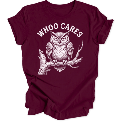 Whoo Cares Unisex T-Shirt - Wild Spirit