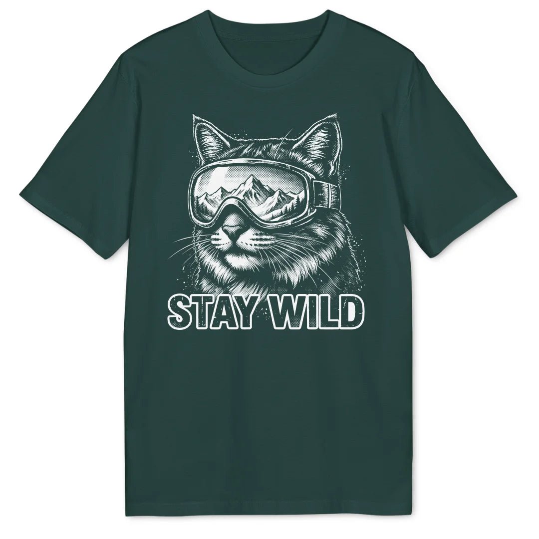 Wild Shredder Cat Bio T-Shirt - Wild Spirit
