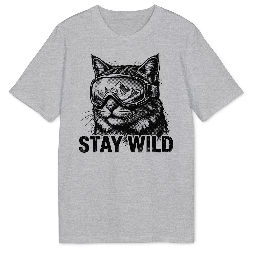 Wild Shredder Cat Bio T-Shirt - Wild Spirit
