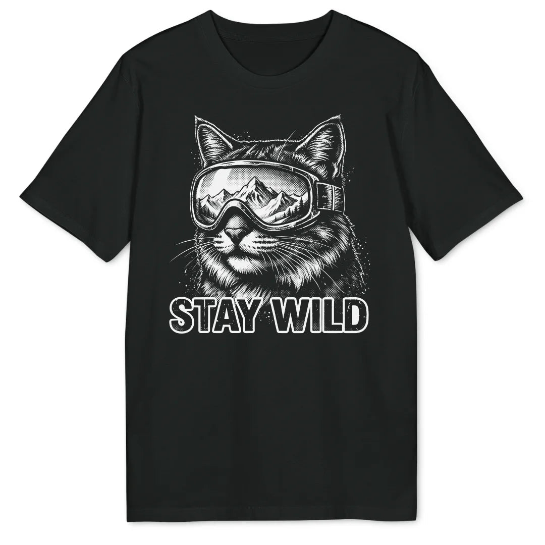Wild Shredder Cat Bio T-Shirt - Wild Spirit