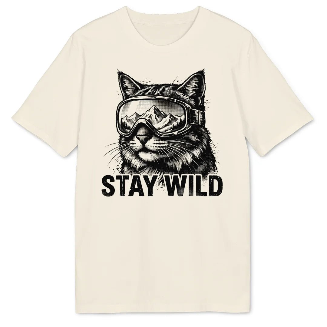 Wild Shredder Cat Bio T-Shirt - Wild Spirit