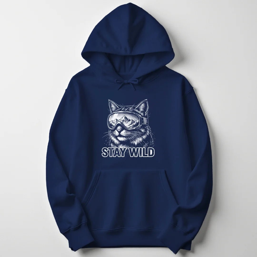 Wild Shredder Cat Unisex Hoodie - Wild Spirit