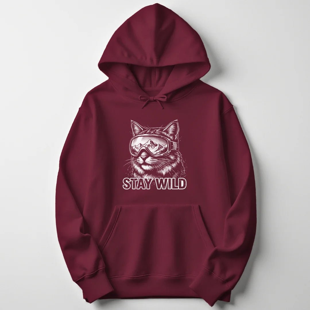Wild Shredder Cat Unisex Hoodie - Wild Spirit