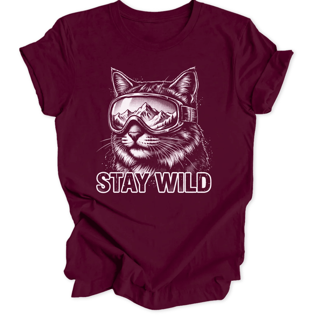 Wild Shredder Cat Unisex T-Shirt - Wild Spirit