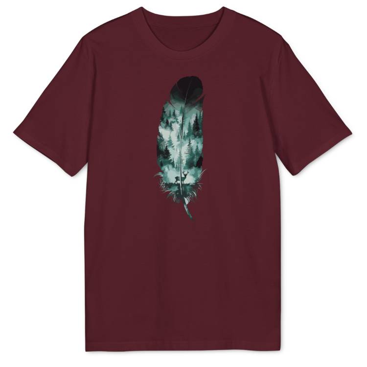 Wild Spirit Feather Bio T-Shirt - Wild Spirit