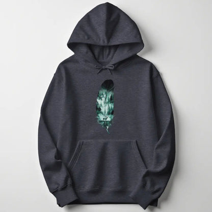 Wild Spirit Feather Unisex Hoodie - Wild Spirit