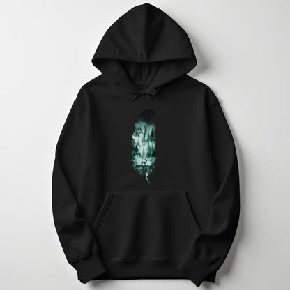 Wild Spirit Feather Unisex Hoodie - Wild Spirit