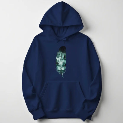 Wild Spirit Feather Unisex Hoodie - Wild Spirit