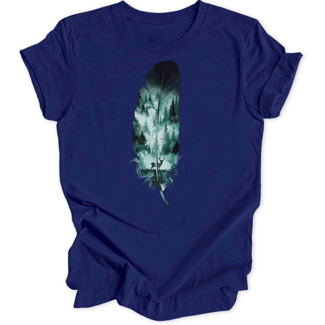 Wild Spirit Feather Unisex T-Shirt - Wild Spirit