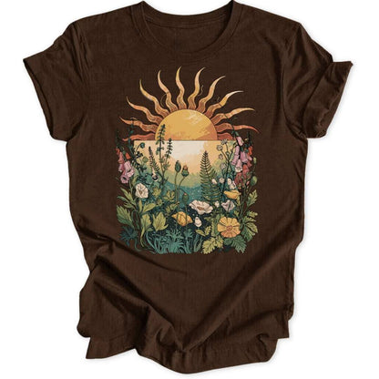 Wild Sun Unisex T-Shirt T-Shirt Braun / S