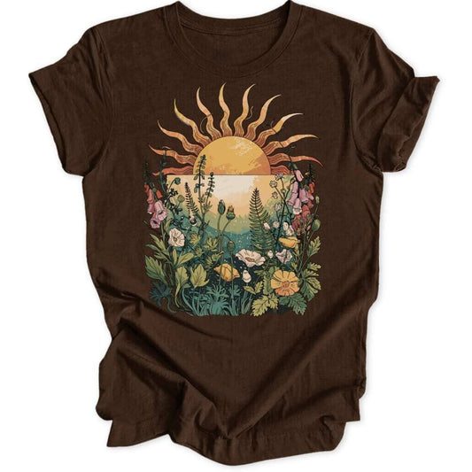 Wild Sun Unisex T-Shirt T-Shirt Braun / S
