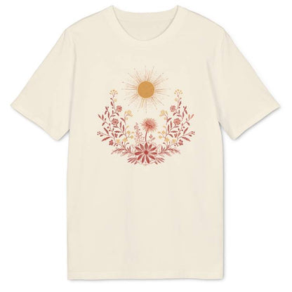 Wildblumen Kranz Bio T-Shirt - Wild Spirit