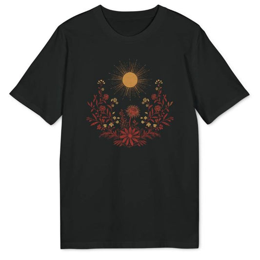 Wildblumen Kranz Bio T-Shirt - Wild Spirit