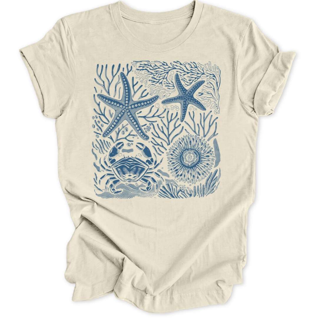Wilder Ozean T-Shirt T-Shirt Natur / S