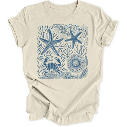 Wilder Ozean T-Shirt T-Shirt Natur / S