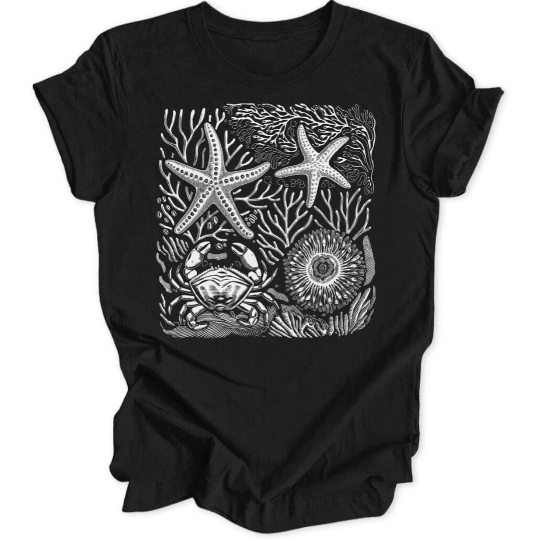 Wilder Ozean T-Shirt T-Shirt Schwarz / S