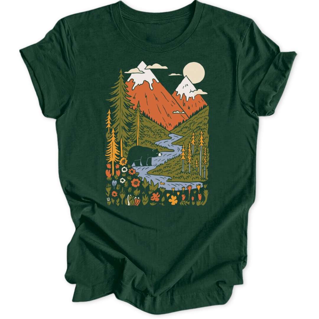 Wilderness Doodle Unisex T-Shirt - Wild Spirit