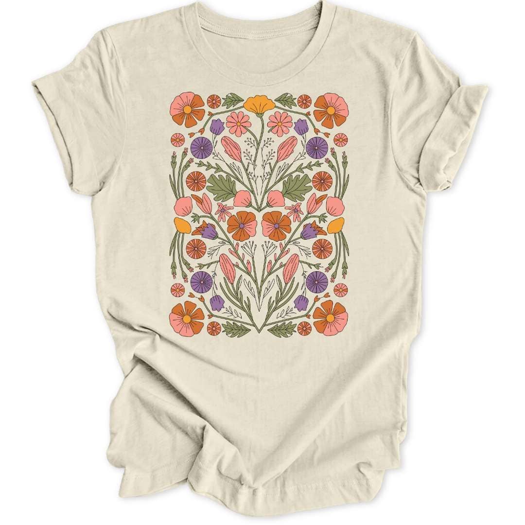Wildflower Panel Unisex T-Shirt - Wild Spirit