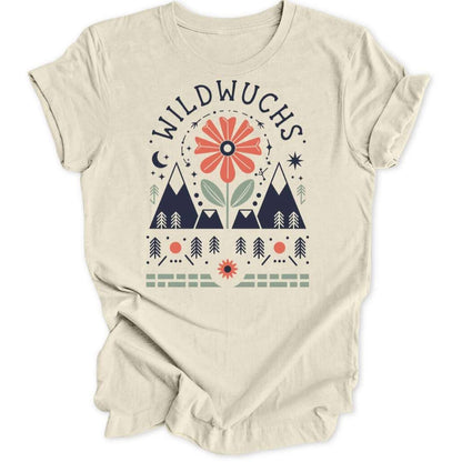 Wildwuchs Blume T-Shirt T-Shirt Natur / S