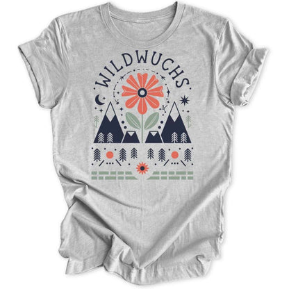 Wildwuchs Blume T-Shirt T-Shirt Sport Grey / S