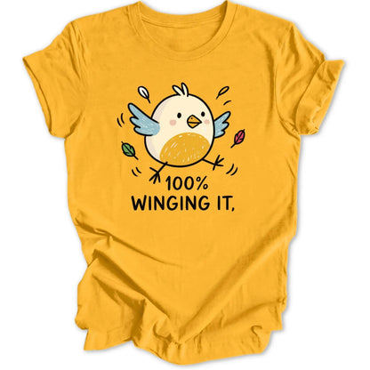Winging it Unisex T-Shirt - Wild Spirit